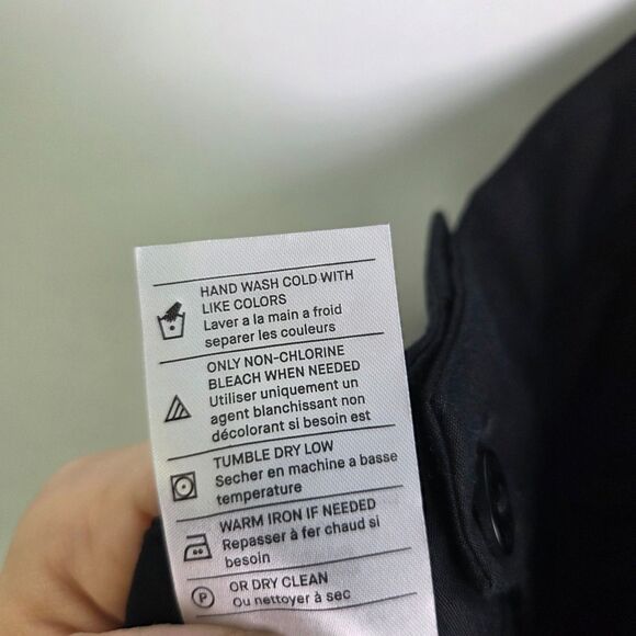 Vince Wide Leg Lyocell Linen Blend Black Pants Size 2 - Picture 9 of 9